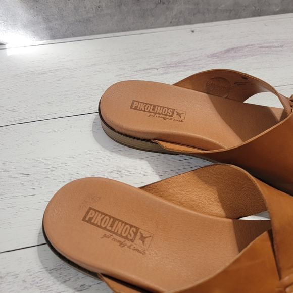 Pikolinos, Formentera W8Q-0938, Women's Tan Leather Sandals, Size 40(81/2-9) - Picture 3 of 7